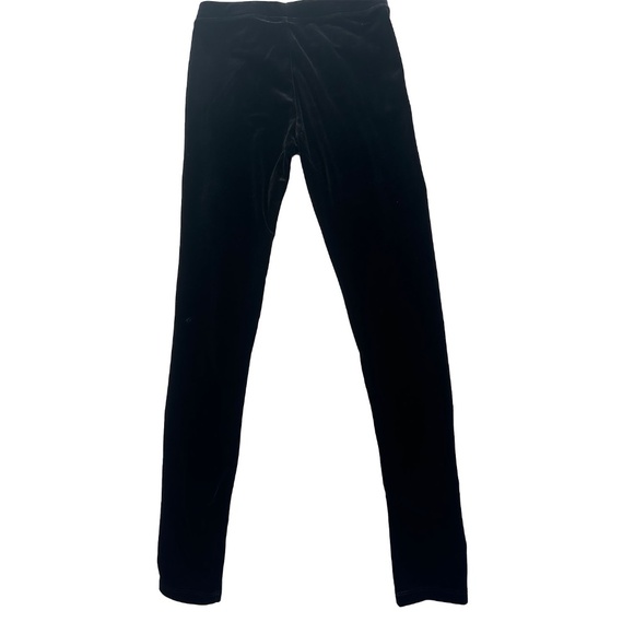 J. Crew Other - Lightly Worn Velvet Black Leggings
